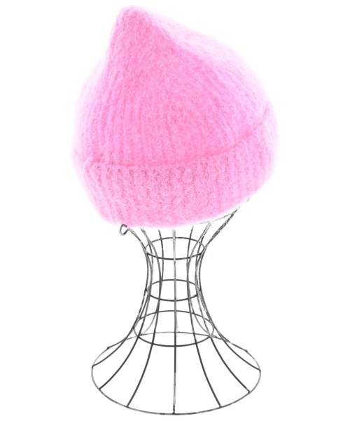 sandro（サンドロ）ニットキャップ・ビーニー ピンク サイズ:TU レディース/2200657875039