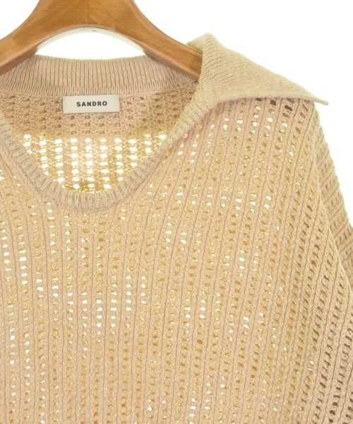 sandro（サンドロ）ニット・セーター ベージュ サイズ:S メンズ/2200659143044