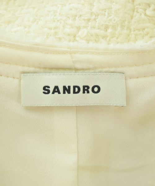 sandro（サンドロ）ワンピース 白 サイズ:34(XS位) レディース/2200710901019