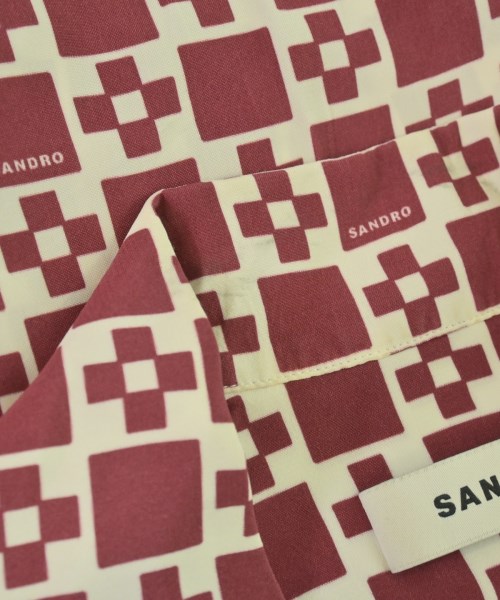 sandro（サンドロ）カジュアルシャツ 赤 サイズ:-(M位) メンズ/2200718552435
