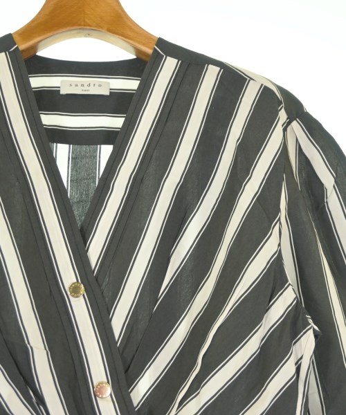 sandro（サンドロ）シャツワンピース 黒 サイズ:40(M位) レディース/2200651360050