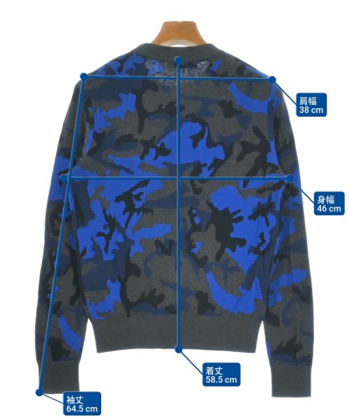 sandro（サンドロ）ニット・セーター 青 サイズ:XS メンズ/2200654059029