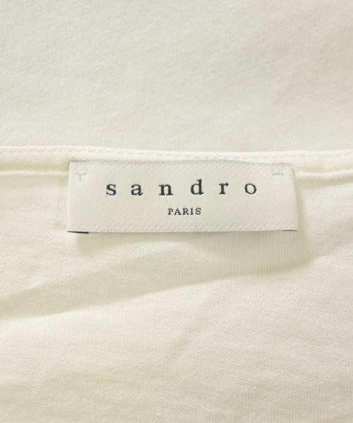 sandro（サンドロ）Tシャツ・カットソー 白 サイズ:1(S位) レディース/2200666453020