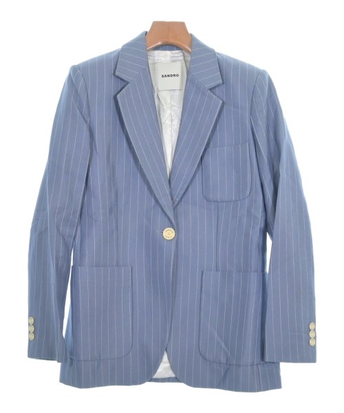 sandro(サンドロ)テーラードジャケット 青 サイズ:34(XS位)/2200666745040
