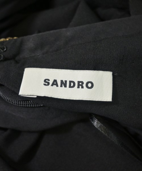 sandro（サンドロ）ワンピース 黒 サイズ:36(S位) レディース/2200666745125