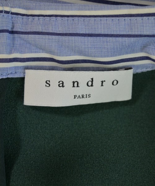 sandro（サンドロ）ブラウス 緑 サイズ:34(XS位) レディース/2200729365079