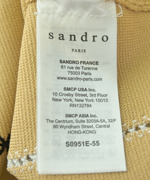 sandro（サンドロ）その他 ベージュ サイズ:1(S位) レディース/2200721229072