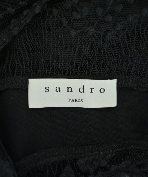 sandro（サンドロ）Tシャツ・カットソー 黒 サイズ:1(S位) レディース/2200720169034