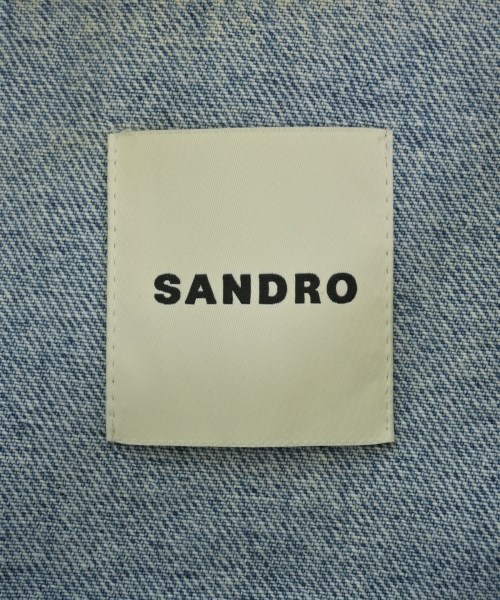 sandro（サンドロ）カジュアルシャツ 青 サイズ:1(S位) レディース/2200686152200