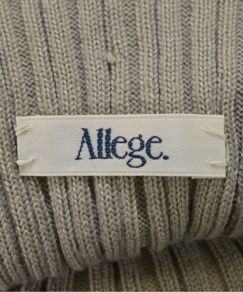 ALLEGE（アレッジ）ニット・セーター ベージュ サイズ:-(XS位) レディース/2200680556028