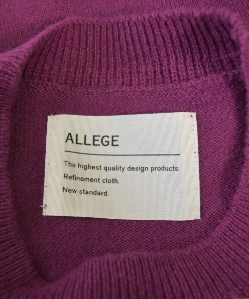 ALLEGE（アレッジ）ニット・セーター ピンク サイズ:2(M位) レディース/2200686516026