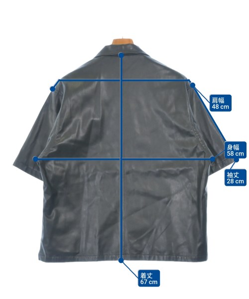 ALLEGE（アレッジ）カジュアルシャツ 黒 サイズ:3(L位) メンズ/2200642098016