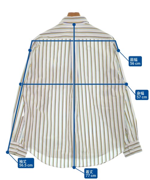 ALLEGE（アレッジ）カジュアルシャツ 白 サイズ:3(L位) メンズ/2200633816032