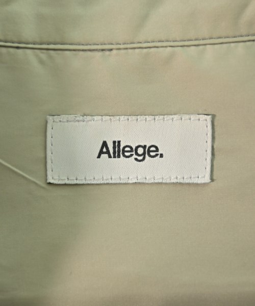 ALLEGE（アレッジ）カジュアルシャツ 青 サイズ:2(M位) メンズ/2200691383057