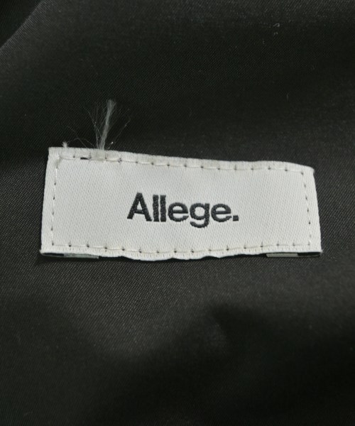 ALLEGE（アレッジ）ダウンジャケット/ダウンベスト 黒 サイズ:3(L位) メンズ/2200644189170
