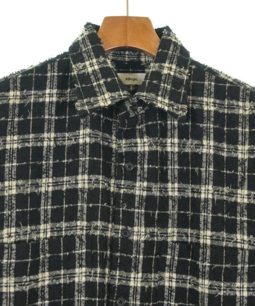 ALLEGE（アレッジ）カジュアルシャツ 黒 サイズ:2(M位) メンズ/2200665424052