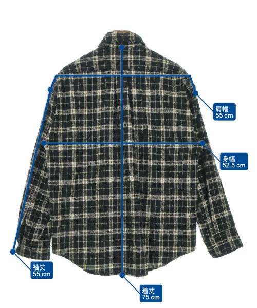 ALLEGE（アレッジ）カジュアルシャツ 黒 サイズ:2(M位) メンズ/2200665424052