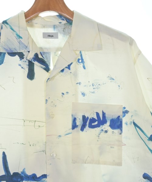 ALLEGE（アレッジ）カジュアルシャツ 白 サイズ:3(L位) メンズ/2200665956188