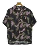 ALLEGE（アレッジ）カジュアルシャツ 茶 サイズ:1(S位) メンズ/2200667387263