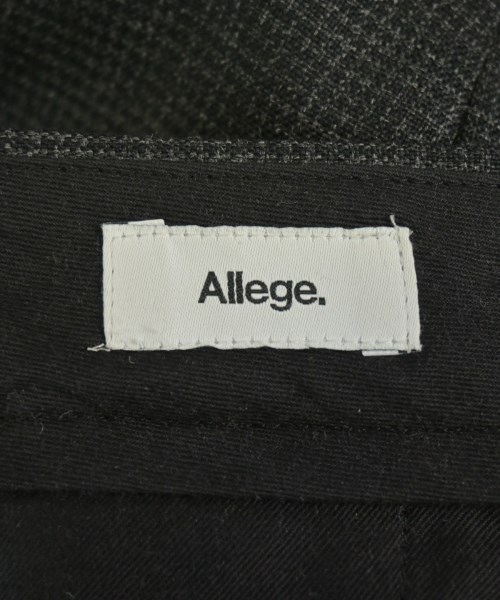 ALLEGE（アレッジ）スラックス 黒 サイズ:1(S位) メンズ/2200690288148