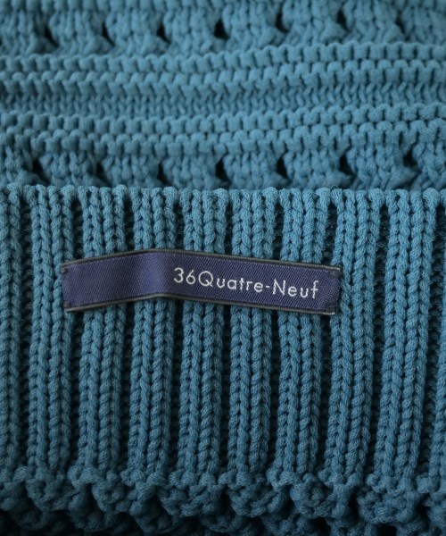 36 Quatre-Neuf（カルトナフ）ニット・セーター 青 サイズ:F レディース/2200645946017