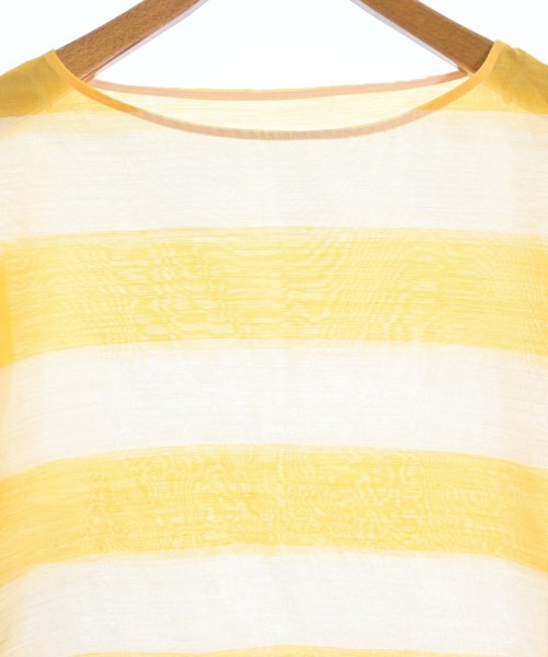 36 Quatre-Neuf（カルトナフ）カジュアルシャツ 黄 サイズ:36(S位) レディース/2200671021054