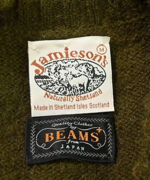 Jamieson's Knitwear（ジャミーソンズニットウェア）ニット・セーター カーキ サイズ:M メンズ/2200696943010