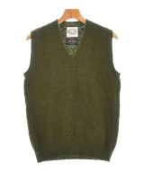 Jamieson's Knitwear（ジャミーソンズニットウェア）ニット・セーター カーキ サイズ:M メンズ/2200696943010
