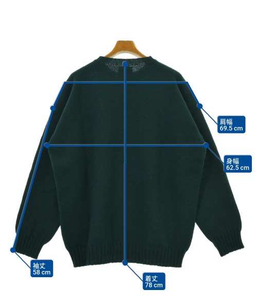Jamieson's Knitwear（ジャミーソンズニットウェア）ニット・セーター 緑 サイズ:50(XL位) メンズ/2200659453181