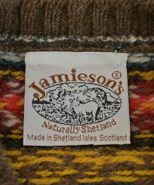 Jamieson's Knitwear（ジャミーソンズニットウェア）ベスト 茶 サイズ:S メンズ/2200721974804