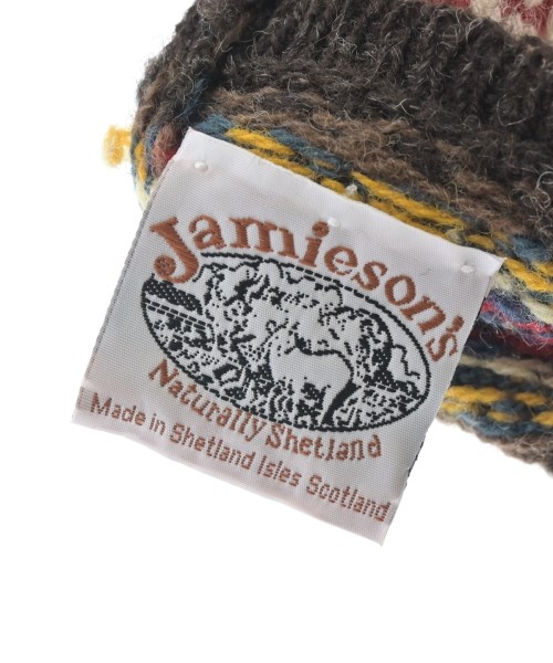 Jamieson's Knitwear（ジャミーソンズニットウェア）マフラー 赤 サイズ:- メンズ/2200721974811