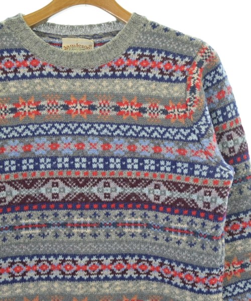 Jamieson's Knitwear（ジャミーソンズニットウェア）ニット・セーター グレー サイズ:M メンズ/2200725844080