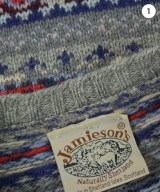 Jamieson's Knitwear（ジャミーソンズニットウェア）ニット・セーター グレー サイズ:M メンズ/2200725844080