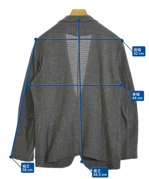 BOW&ARROW（ボウアンドアロー）カジュアルジャケット グレー サイズ:M メンズ/2200621149074