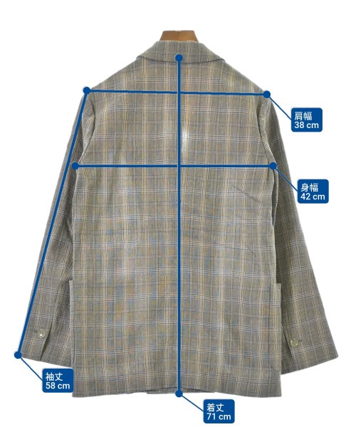 ODORANTES nano universe（オドラントナノユニバース）カジュアルジャケット グレー サイズ:S レディース/2200642831019