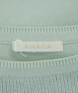 AMACA（アマカ）ニット・セーター 青 サイズ:38(M位) レディース/2200621784152