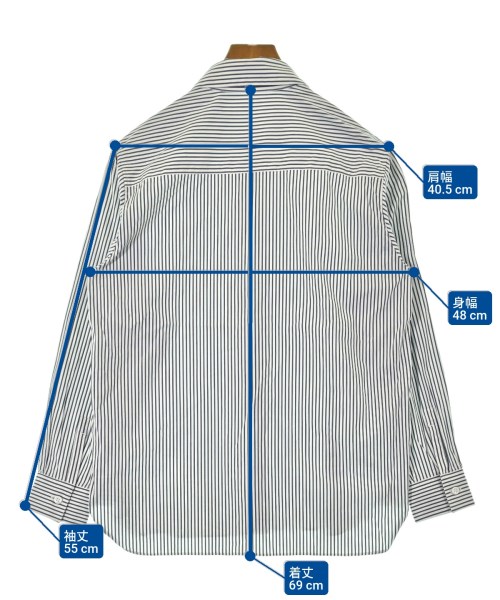 AMACA（アマカ）カジュアルシャツ 青 サイズ:40(M位) メンズ/2200641085031