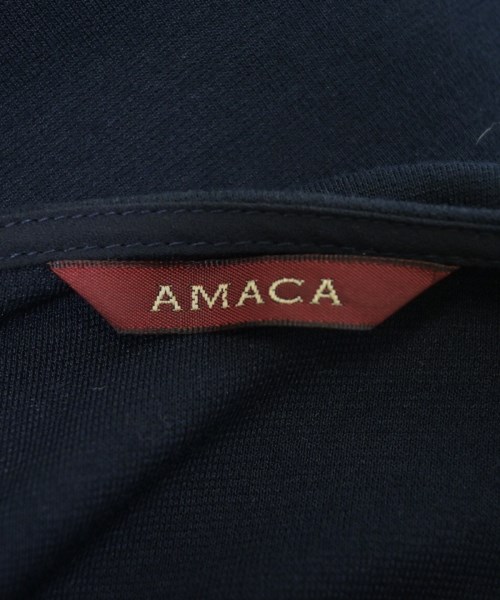 AMACA（アマカ）ブラウス 紺 サイズ:38(M位) レディース/2200611987129