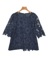 AMACA（アマカ）ブラウス 紺 サイズ:38(M位) レディース/2200611987129