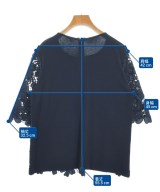 AMACA（アマカ）ブラウス 紺 サイズ:38(M位) レディース/2200611987129