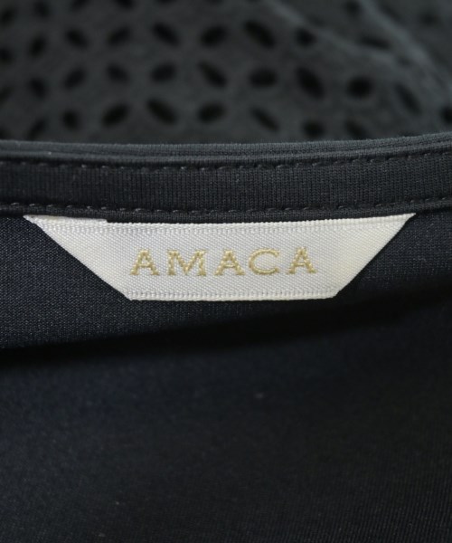 AMACA（アマカ）Tシャツ・カットソー 黒 サイズ:40(M位) レディース/2200611987136