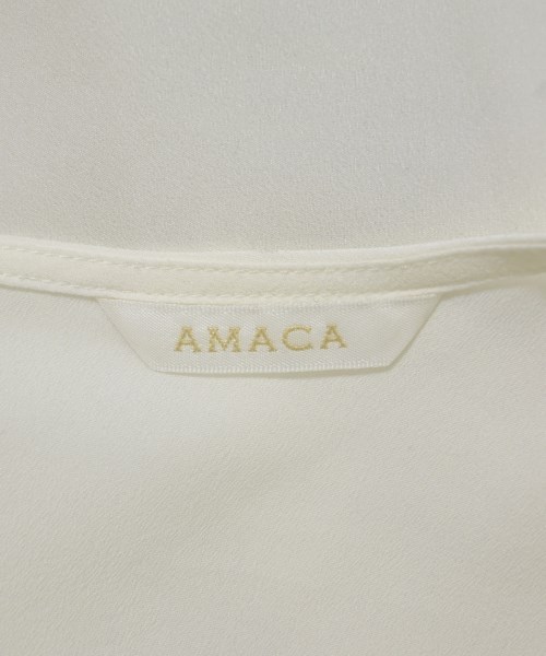 AMACA（アマカ）ブラウス 白 サイズ:40(M位) レディース/2200608392073