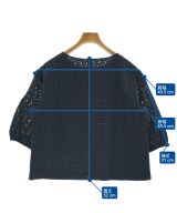 AMACA（アマカ）ブラウス 紺 サイズ:42(L位) レディース/2200675002028