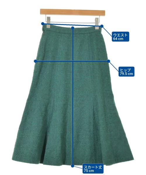 AMACA（アマカ）ロング・マキシ丈スカート 緑 サイズ:36(S位) レディース/2200655820024