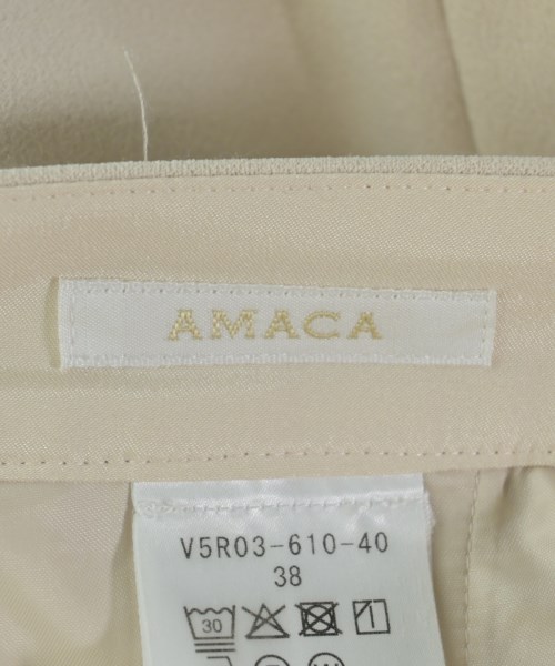 AMACA（アマカ）スラックス ベージュ サイズ:38(M位) レディース/2200655954071