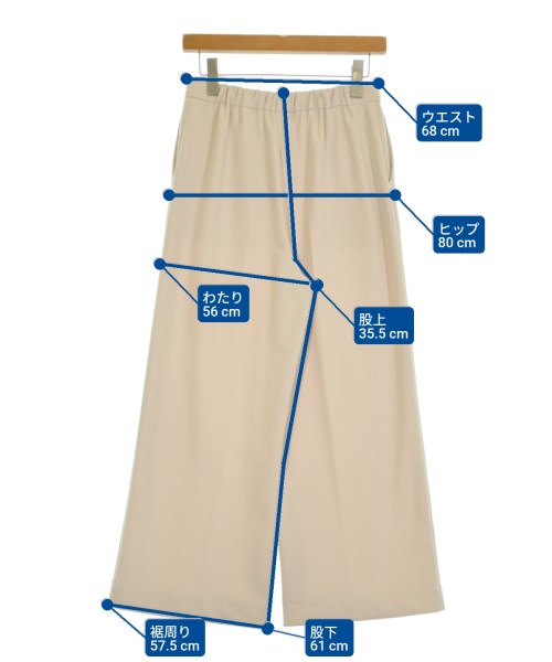 AMACA（アマカ）スラックス ベージュ サイズ:38(M位) レディース/2200655954071