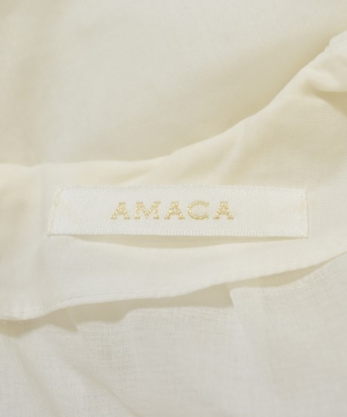 AMACA（アマカ）ブラウス 白 サイズ:40(M位) レディース/2200707667140