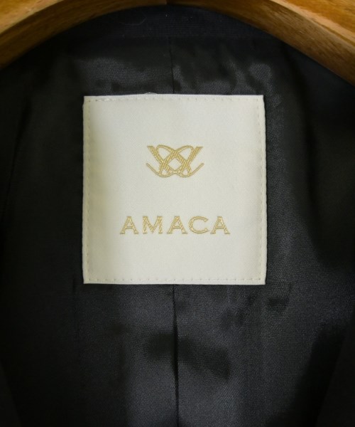AMACA（アマカ）テーラードジャケット 紺 サイズ:36(S位) レディース/2200719280047
