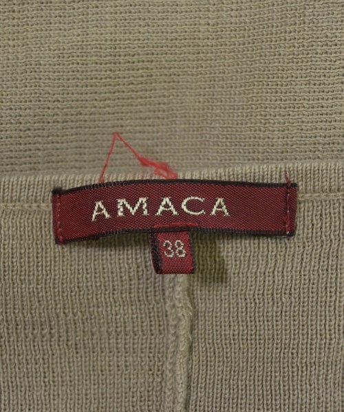 AMACA（アマカ）カーディガン ベージュ サイズ:38(M位) レディース/2200635869203