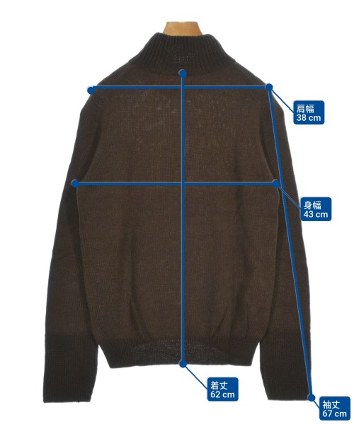 AMACA（アマカ）ニット・セーター 茶 サイズ:38(M位) レディース/2200630579152